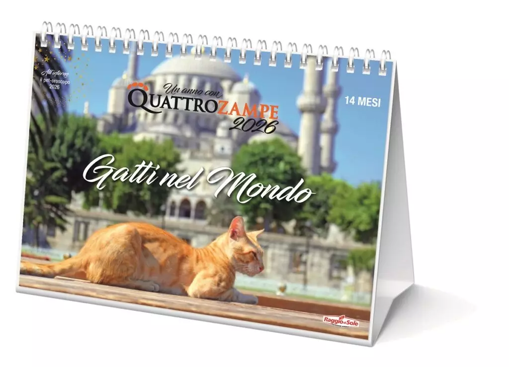 I Nuovi Calendari 2026 di Quattrozampe: Un Anno con Cani e Gatti